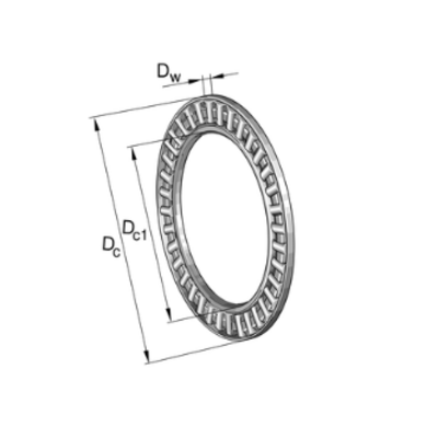 AXK1730-A-INA Needle Roller Cage 17x30x2