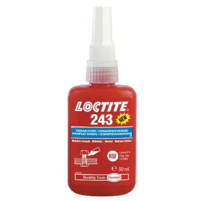Loctite 243 Medium Strength Oil Tolerant Threadlocker 50ml