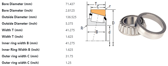 645/632 TIMKEN